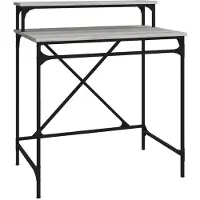 Helloshop26 - Sonoma Schreibtisch Computerarbeitsplatz Computermöbel Schreibtisch 80 x 50 x 90 cm Holzwerkstoff und Grauguss 02_0023965