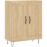 vidaXL Highboard Sonoma-Eiche 69,5x34x180 cm Holzwerkstoff