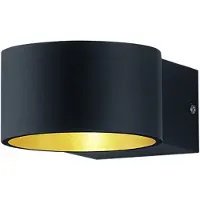 TRIO LED-Wandleuchte Lacapo schwarz