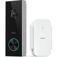 Aosu V8P Video-Türsprechanlage WLAN Komplett-Set 1 Stück Grau, Weiss