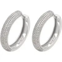 NAEMI Women Earrings in Silver White | Gr.: onesize