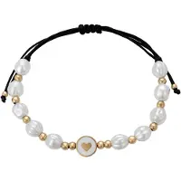 NAEMI Women Bracelet in Gold White | Gr.: onesize
