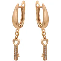 NAEMI Women Earrings in Rose Gold | Gr.: onesize