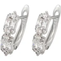 NAEMI Women Earrings in Silver | Gr.: onesize