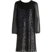 Betty & Co Partykleid mit Pailletten in Schwarz | Gr.: 38