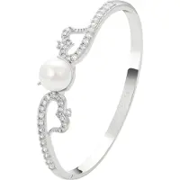NAEMI Women Bracelet in Silver White | Gr.: onesize