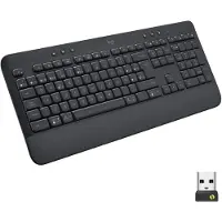 Logitech Signature K650 - Tastatur - kabellos - Bluetooth 5.1 - QWERTY - Spanisch - Graphite