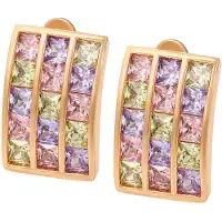 NAEMI Women Earrings in Gold Multicolor | Gr.: onesize