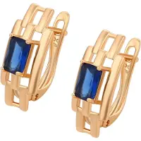 NAEMI Women Earrings in Rose Gold Navy | Gr.: onesize