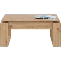 CALICOSY - Design Couchtisch mit hochklappbarer Tischplatte L102 cm - Ciara