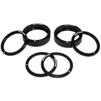 Rotor Universal 30 Mm Distanzstück-kit Schwarz Schwarz One Size