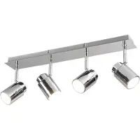 TRIO Bad Deckenstrahler ANGELO 4-flammig Chrom