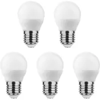 Technik E27 LED Lampe 4,9W 470lm 2700K Warmweiß P45 5 Stück