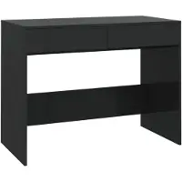 vidaXL Schreibtisch Schwarz 101x50x76,5 cm Holzwerkstoff