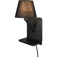 TRIO Schlankes Nachtlicht Comfort schwarz - mit USB