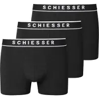 Schiesser Boxershort 173983 95/5 Organic Herren Black (3er-Pack)-M