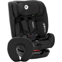 Lorelli Kindersitz Voyager i-Size (40-150 cm) Nackenkissen, Kopfstütze, Gurt schwarz