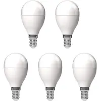 Avide E14 LED Lampe 2,9W P45 Energieeffizient + Hohe Lichtausbeute 470lm 5 Stück
