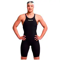 Funkita Apex Viper Kneeskin Offener Rücken Wettkampfbadeanzug Schwarz 22 Frau Schwarz 22