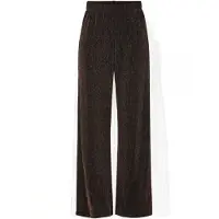 Pieces Marlenehose "Maeve" in Braun - S