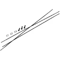 Sram Cx-ray Straight Pull External 29 Rise 60 Speichen 3 Einheiten Schwarz 294 mm Schwarz 294 mm