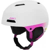 Giro - Casque de ski - Ledge Fs Mips Mat White/Pink für Herren - Größe 52-55,5 cm - Weiß