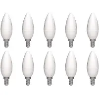 Avide E14 LED Lampe 6,5W 806lm 3000K Warmweiß B35 10 Stück