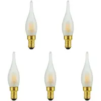 SPL E14 LED-Lampe B35 1,8W 90lm 2500K extra warmweiß 5 Stück dimmbar