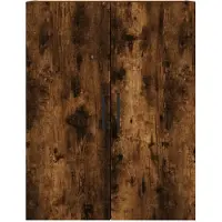 vidaXL Highboard Räuchereiche 69,5x34x180 cm Holzwerkstoff