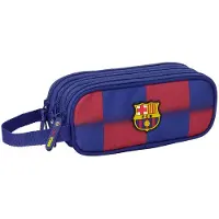 Safta Fc Barcelona Home Kit 25/26 Triple Mäppchen Blau Mann Blau One Size