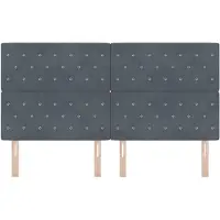 vidaXL Kopfteil Dunkelgrau 180 cm Samt