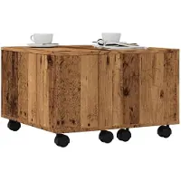 vidaXL Couchtisch Altholz-Optik 60x60x38 cm Holzwerkstoff