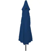 vidaXL Garten-Sonnenschirm 394 x 394 x 248 cm Polyester und Stahl