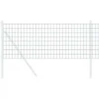 vidaXL Eurozaun Grün 0,6 x 50 m PVC-beschichtetes Eisen