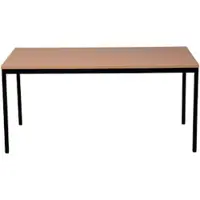 Proregal Bürotisch Wolf | Rechteckig | HxBxT 75x120x80 cm | Schwarz-Buche