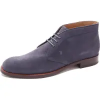 Tod'S 5811AE polacchino uomo suede blue shoe man