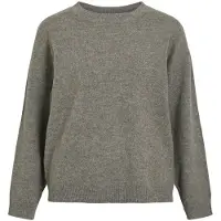 Vila Viliga Rundhals Strickpullover