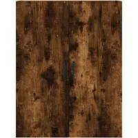 vidaXL Highboard Räuchereiche 69,5x34x180 cm Holzwerkstoff