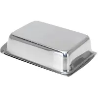 Excellent houseware Butterdose in silbern | Gr.: onesize