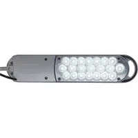 MAUL Tischleuchte MAULatlantic LED 6.500 K Klemmfuß silber
