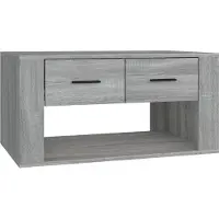 vidaXL Couchtisch Grau Sonoma 80x50x40 cm Holzwerkstoff