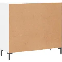 vidaXL Sideboard Weiß 90x34x80 cm Holzwerkstoff