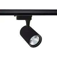 LEDKIA 1-Phasenstromschiene LED-Strahler 30W Bron Schwarz 3000K Warmweiß