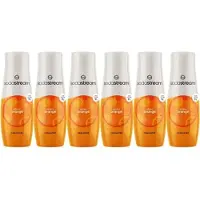 SodaStream Konzentrate – 6er-Pack Orangenkonzentrate – Bis zu 54 l Getränke – 440 ml