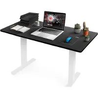 Duronic TT120 BK Tischplatte | Schreibtischplatte 120 x 60 x 1,9 cm | Table Top für individuellen Tisch | Ideal für höhenverstellbare Workstation | Sitz-Steh Schreibtisch für Home-Office und Büro