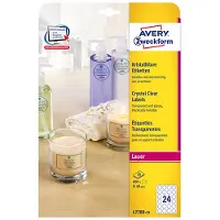 Avery Kristallfertige Etiketten