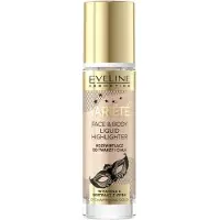 Eveline Cosmetics Variété Illuminating Liquid für Gesichts- und Körperfarbe 01 Spumante Gold 30 ml