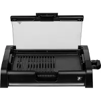 Lafe LAFGRI46971, Schwarz, Kunststoff, Stahl, Rechteckig, Drehregler, 352 x 352 mm, Abnehmbarer Deckel