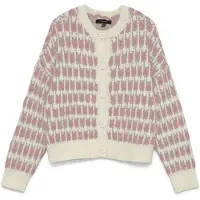 Vero Moda Strickjacke Lisa 10336622 Beige Regular Fit