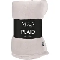 Mica Decorations Fleecedecke Famke 130 x 180 cm beige GFMf3aedead5